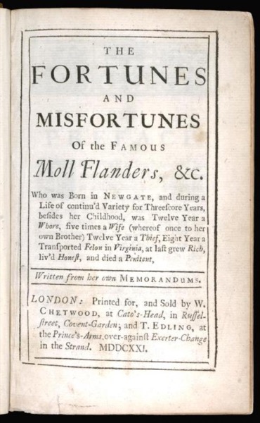 Read The Fortunes and Misfortunes of the Famous Moll Flanders online