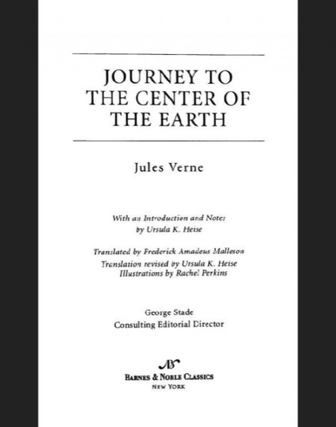 Read A Journey to the Center of the Earth - Jules Verne: Annotated online