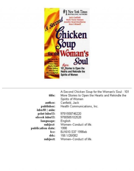 Read A Second Chicken Soup for the Woman's Soul online
