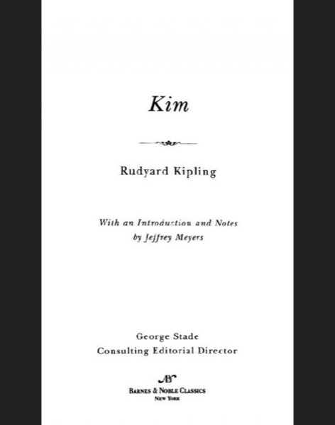 Read Kim (Barnes & Noble Classics Series) online