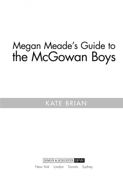 Read Megan Meade's Guide to the McGowan Boys online