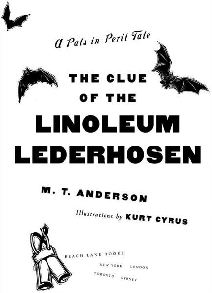 Read The Clue of the Linoleum Lederhosen online