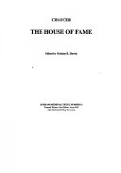 Read The House of Fame online